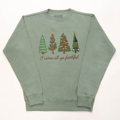Embellished O Come All Ye Faithful Sweatshirt - 24