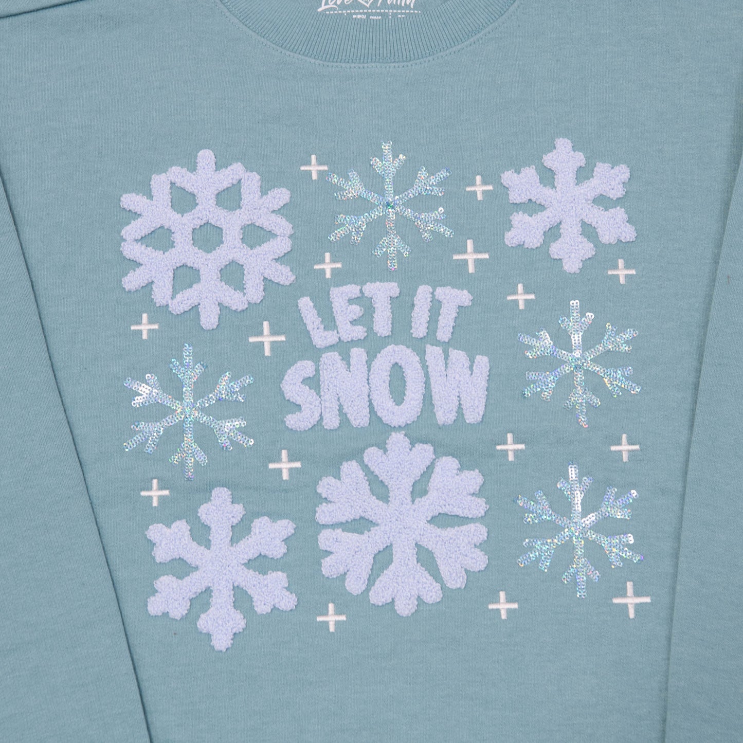 Embellished Let it Snow Sweatshirt