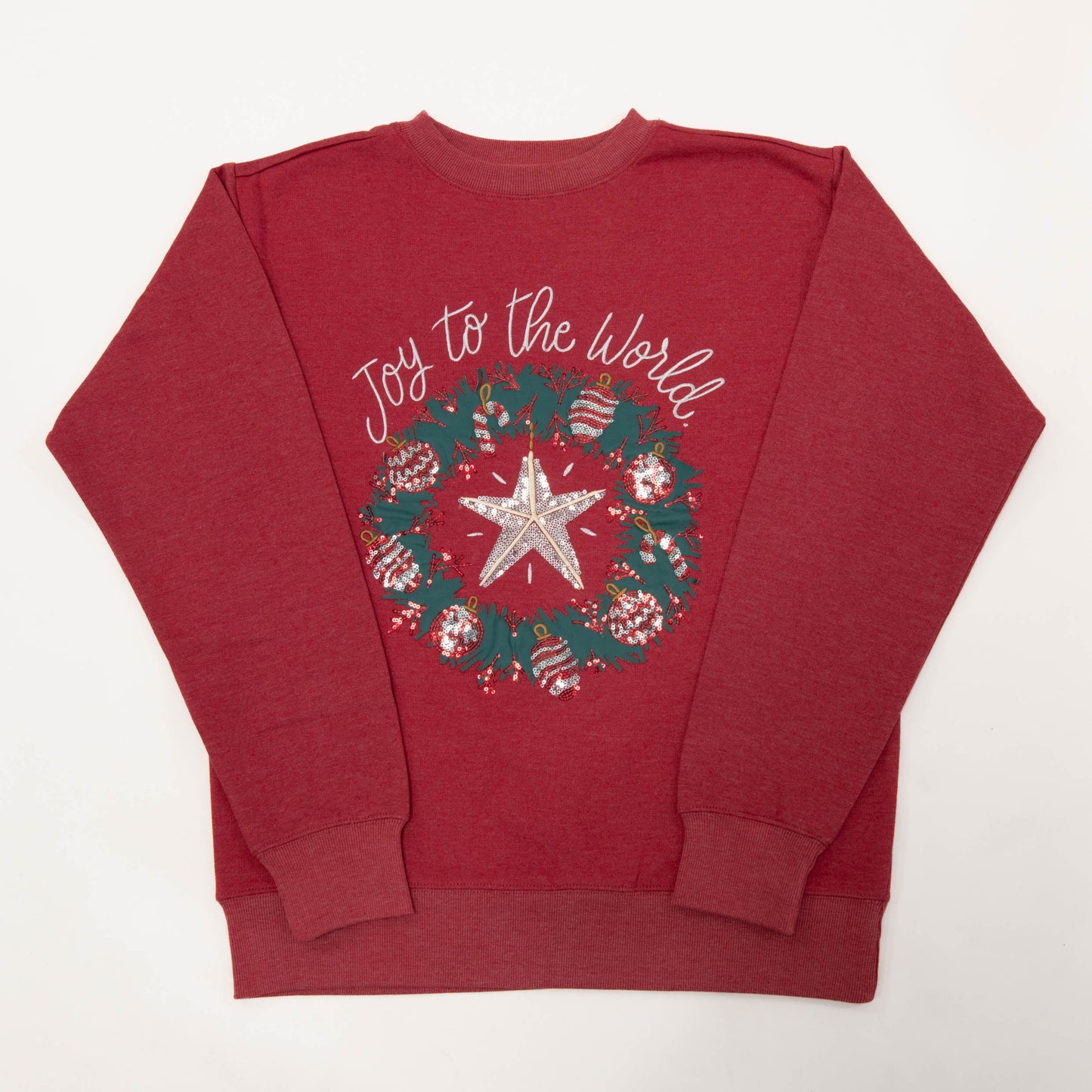 Embellished Joy to the World Sweatshirt - 24