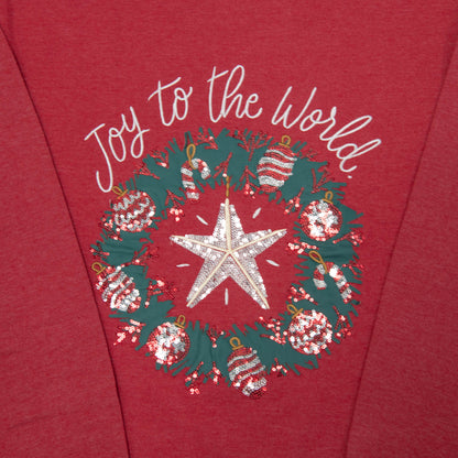 Embellished Joy to the World Sweatshirt