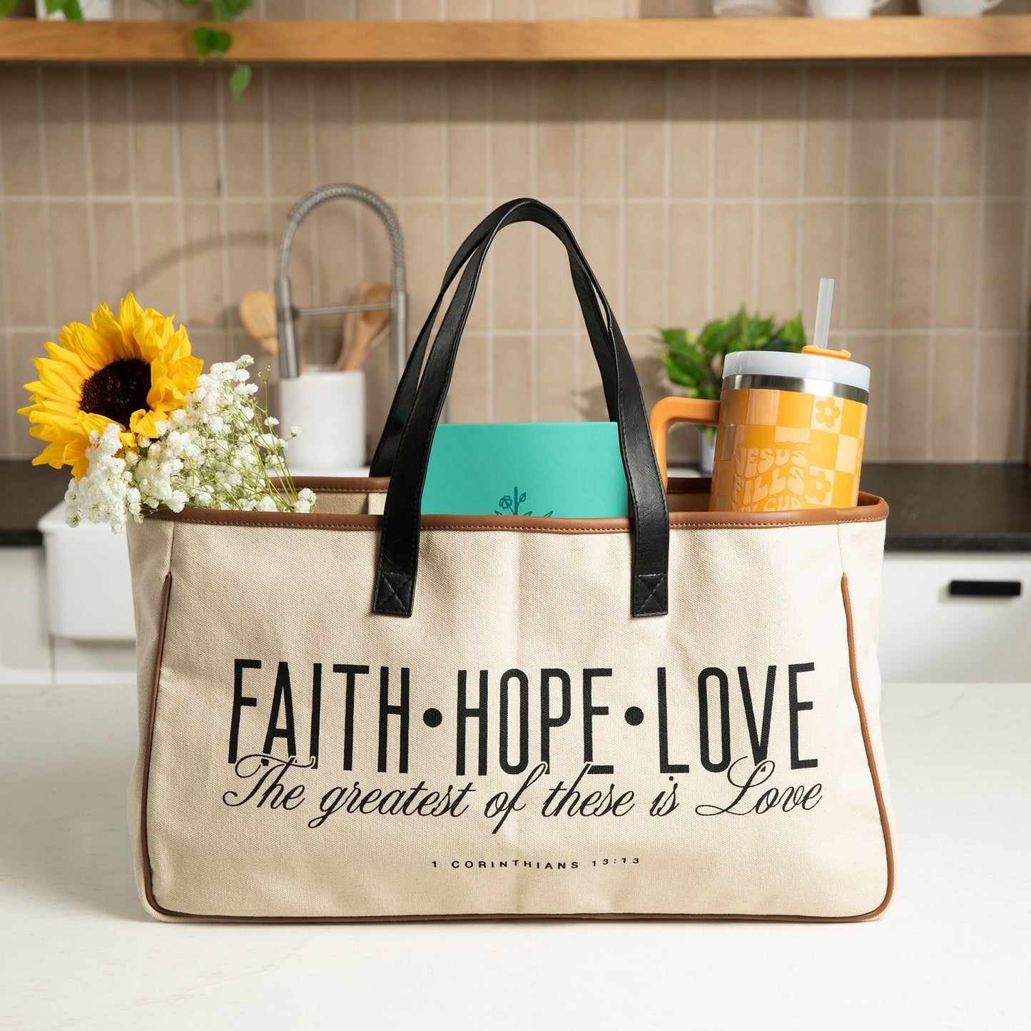 Denim Jacket & Canvas Tote Bundle