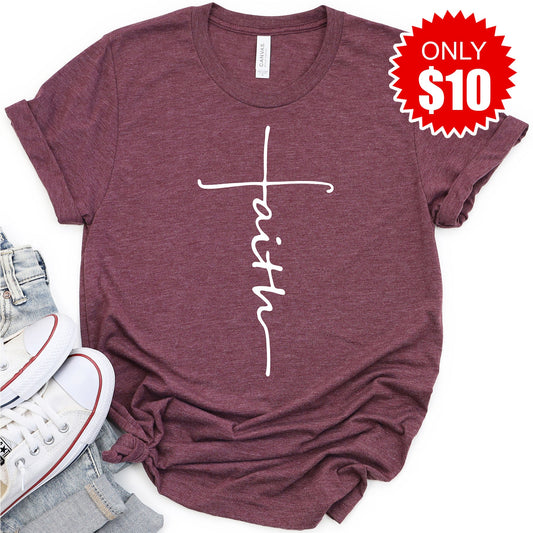 Faith Cross Tee - 10