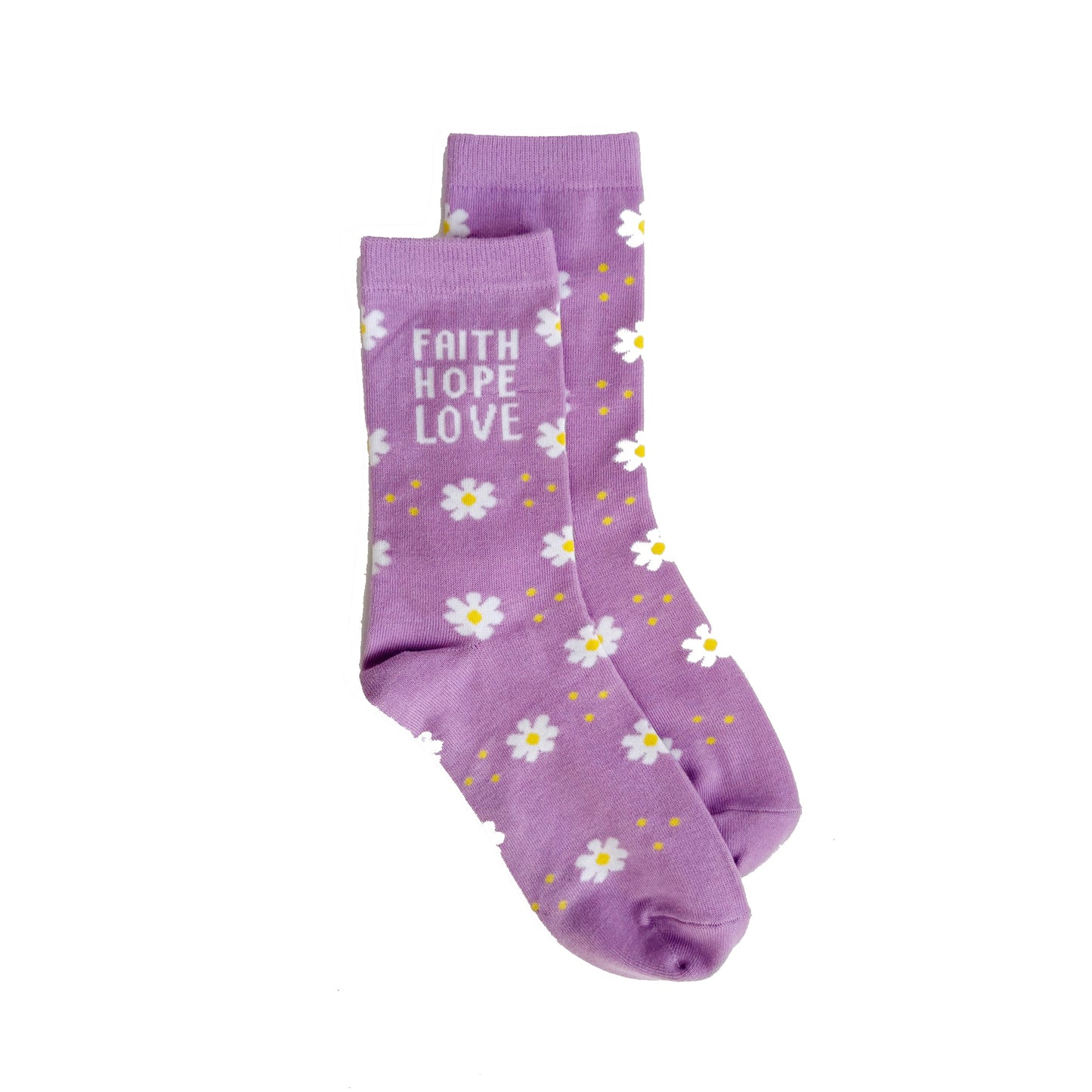 Faith Hope Love Crew Socks