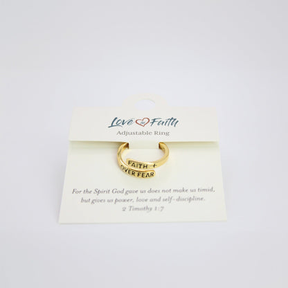 Gold & Platinum Plated Brass Ring