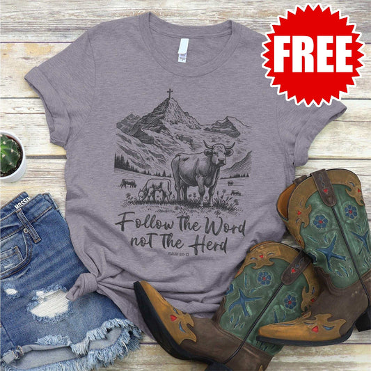 Follow The Word Not The Herd Tee - 0