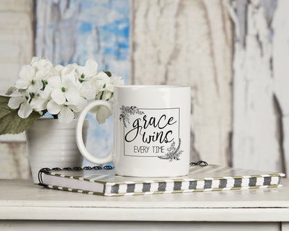 Grace Wins Everytime Mug 11oz