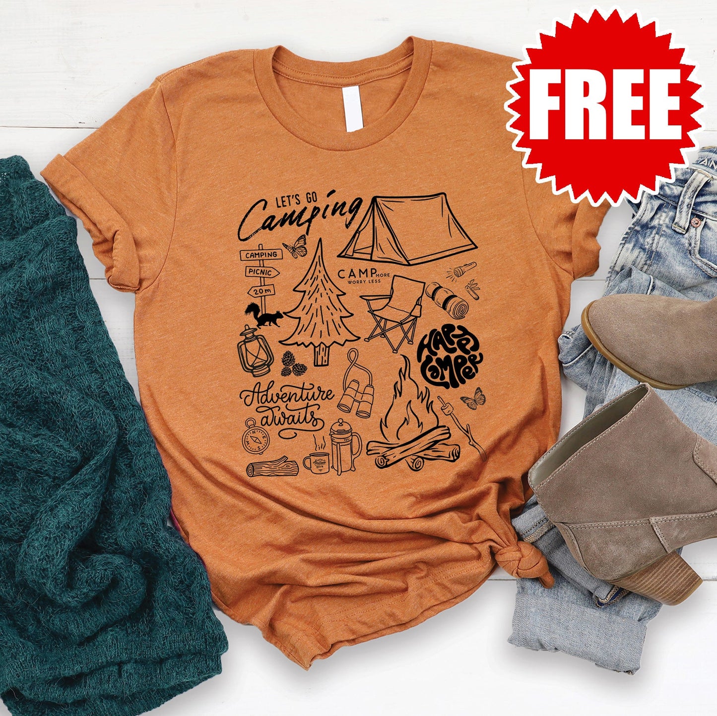 Happy Camper Tee - 0