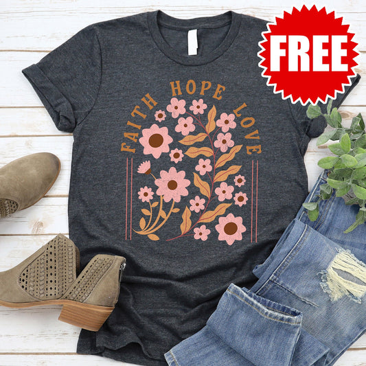 Faith Hope Love Tee - 0