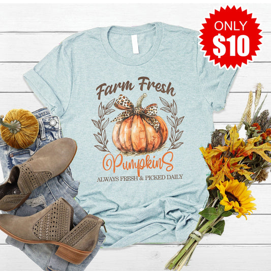 Farm Fresh Pumpkins Tee - 10