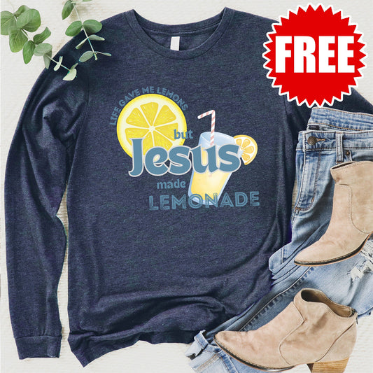Lemonade Long Sleeve - Heather Navy - 0