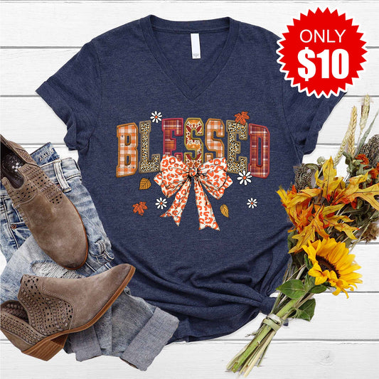 Blessed V-Neck - 10