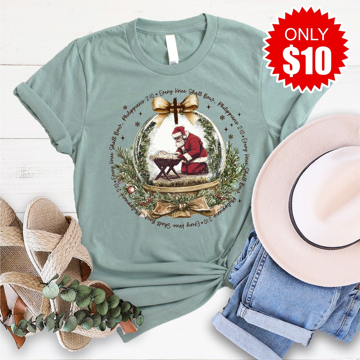 Every Knee Shall Bow Tee - 10
