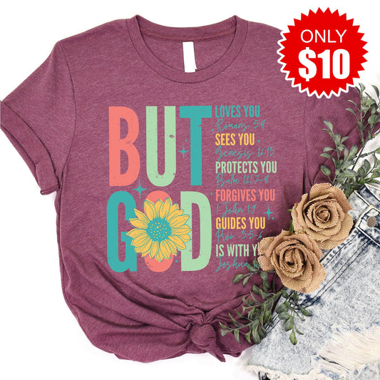 But God Sunflower Tee - 10