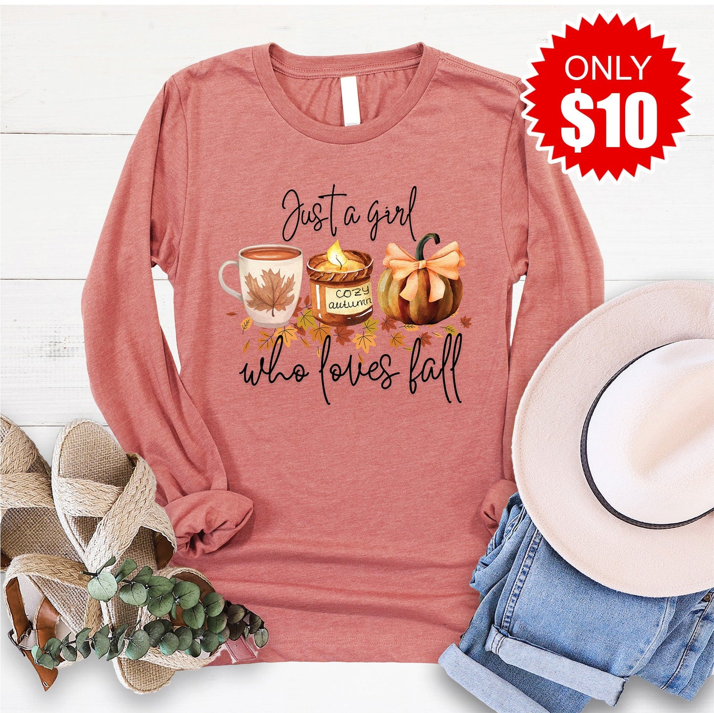 Just a Girl Long Sleeve - 10