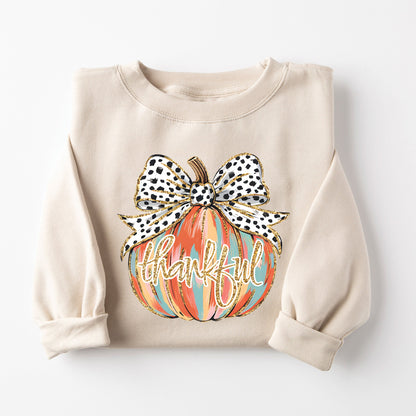 Glitter Pumpkin Sweatshirt