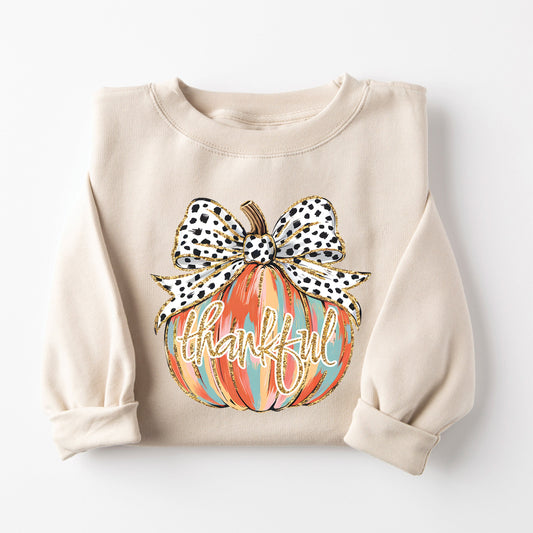 Glitter Pumpkin Sweatshirt