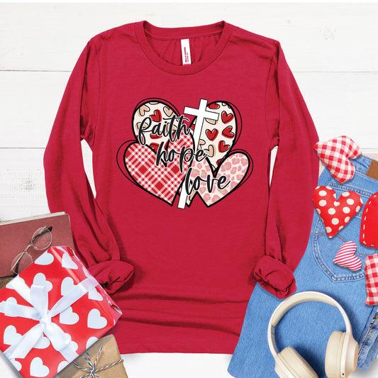 Faith Hope Love Long Sleeve
