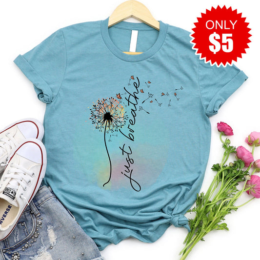 Just Breathe Tee - 5