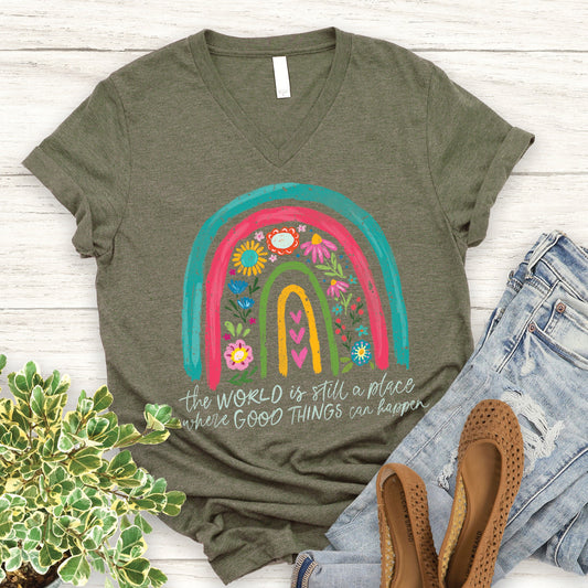 Good Things Can Happen V-Neck