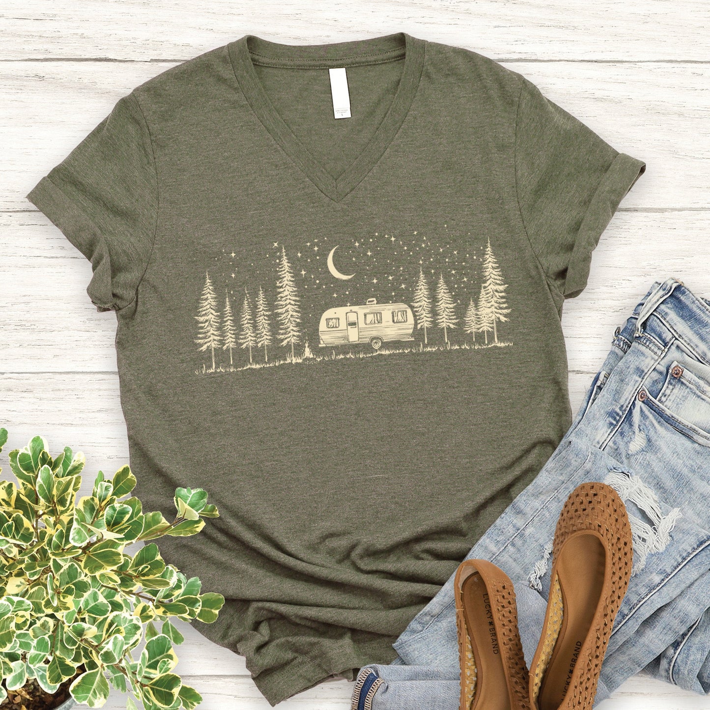 Camping Life V-Neck
