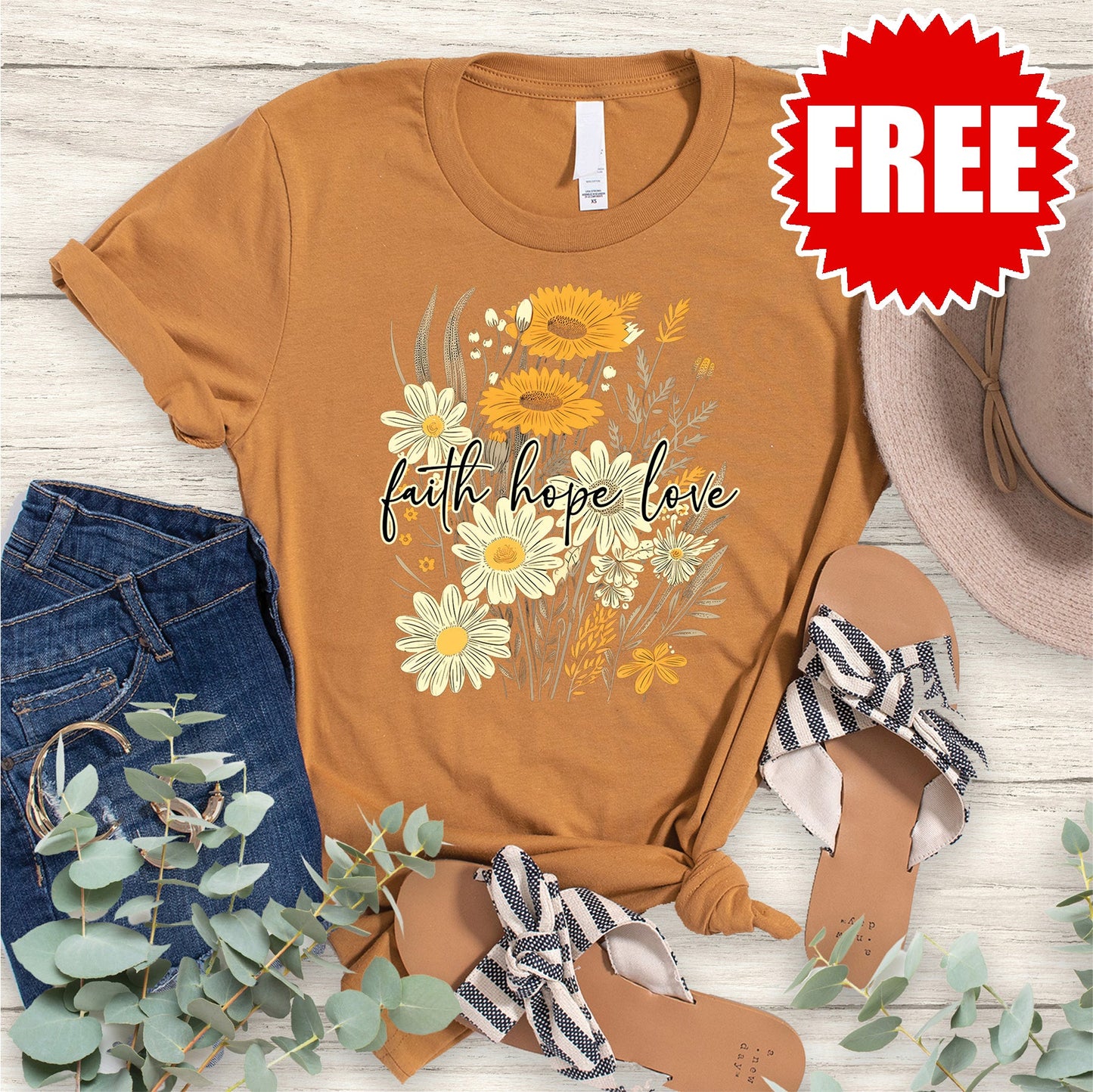 Faith Hope Love Tee - 0