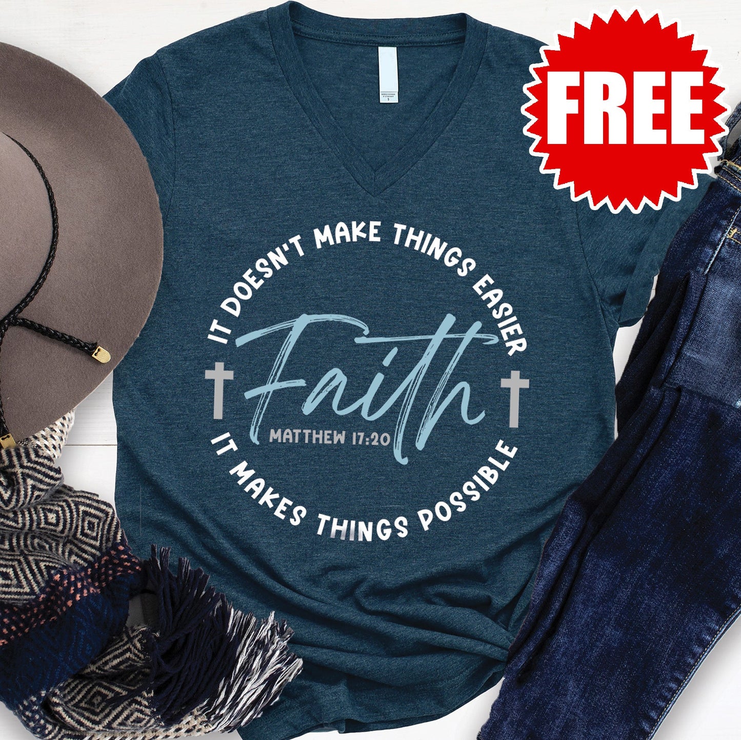 Faith V-Neck - 0