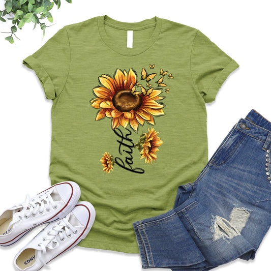 Faith Sunflower Tee