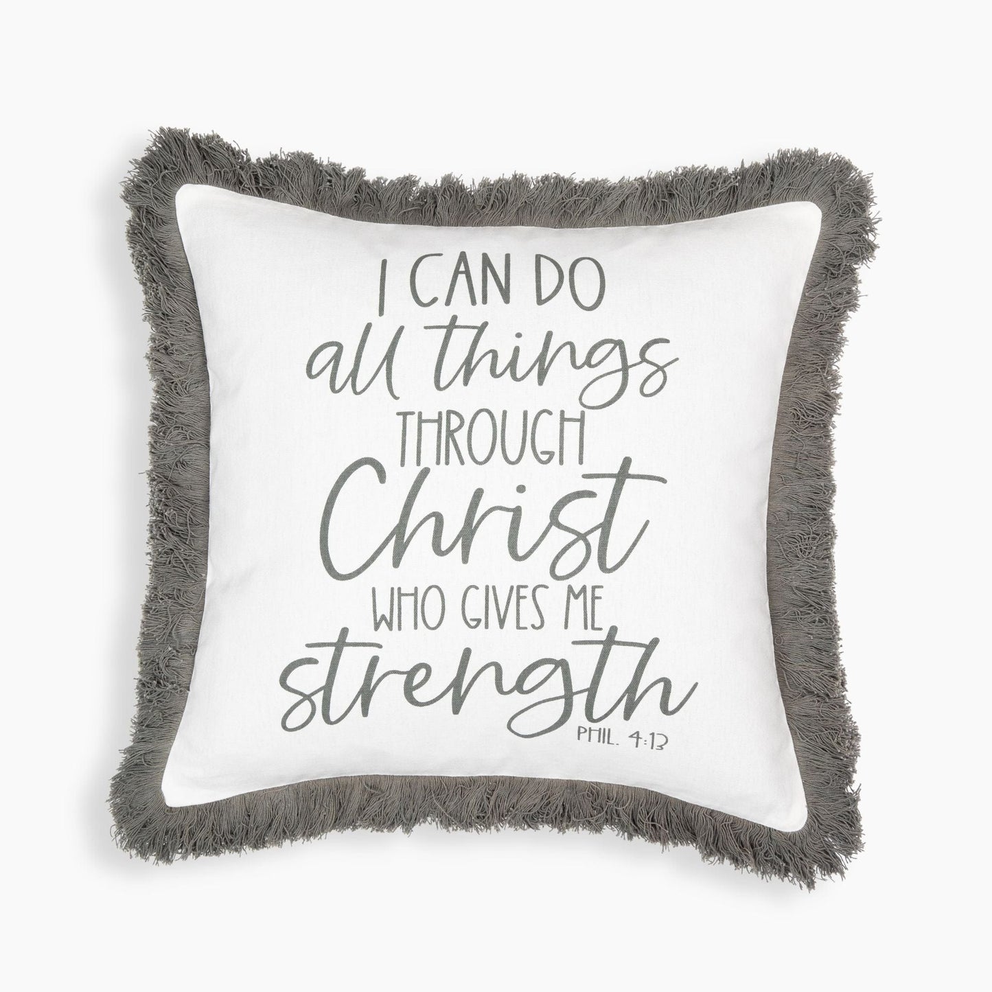 I Can Do All Things Prayer Pocket Pillow Cover