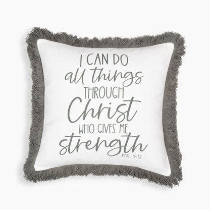 I Can Do All Things Prayer Pocket Pillow Cover