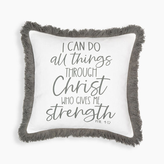 I Can Do All Things Prayer Pocket Pillow Cover