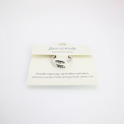 Gold & Platinum Plated Brass Ring