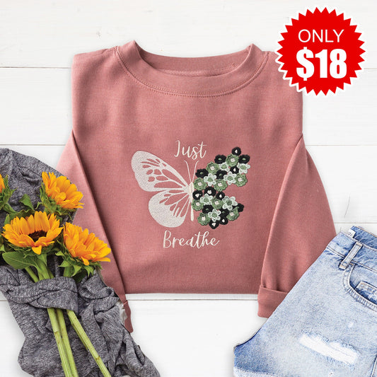 Just Breathe Sweatshirt - 18