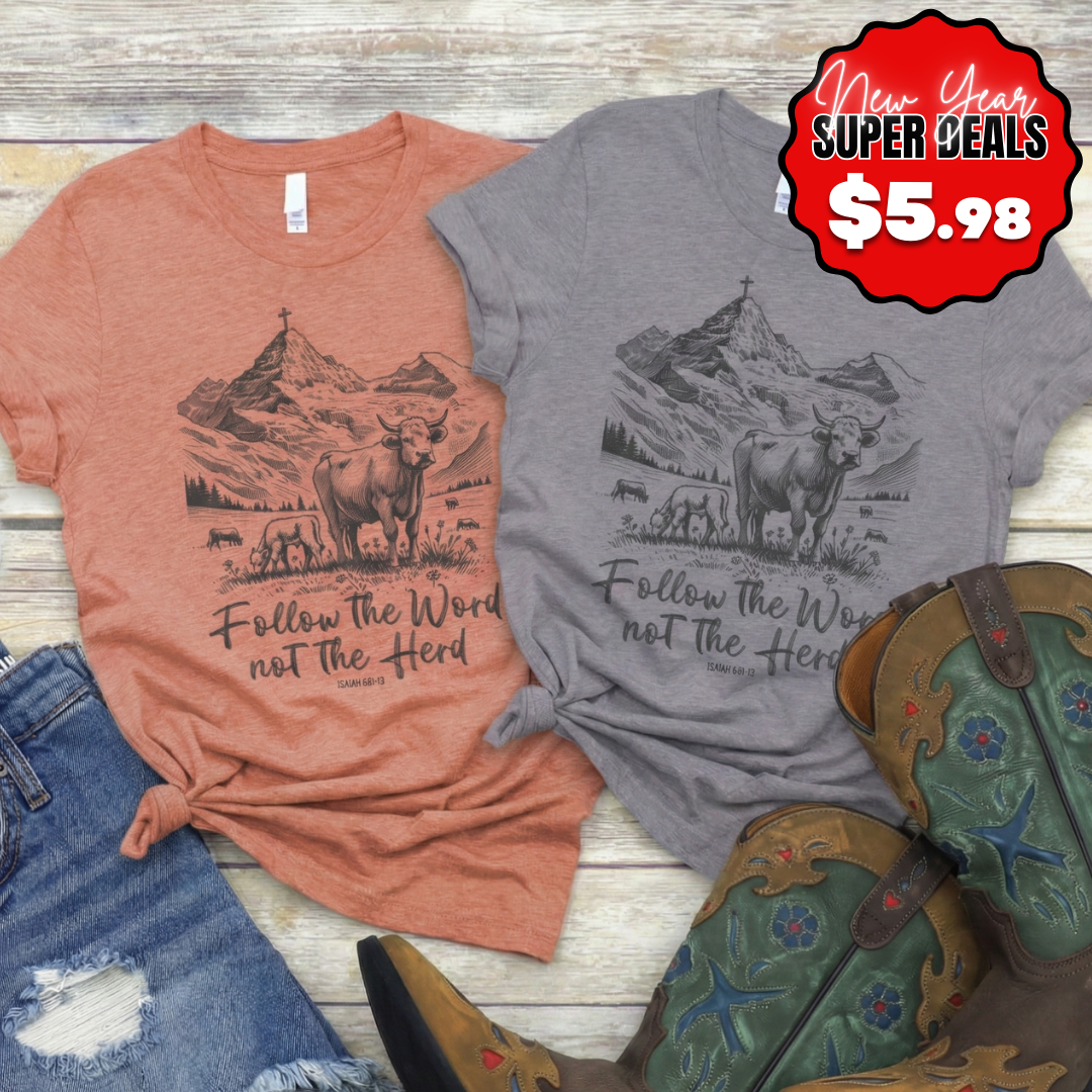 Follow The Word Not The Herd Tee