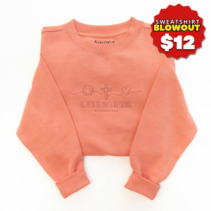 Joy of the Lord Embroidered Crewneck Sweatshirt