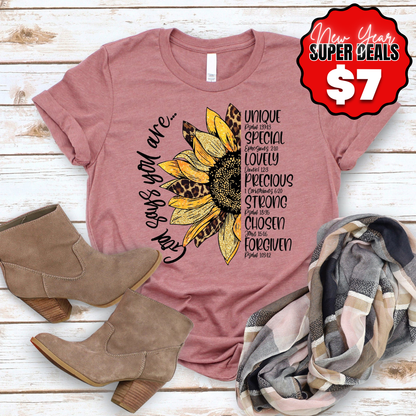 God Says Sunflower Tee