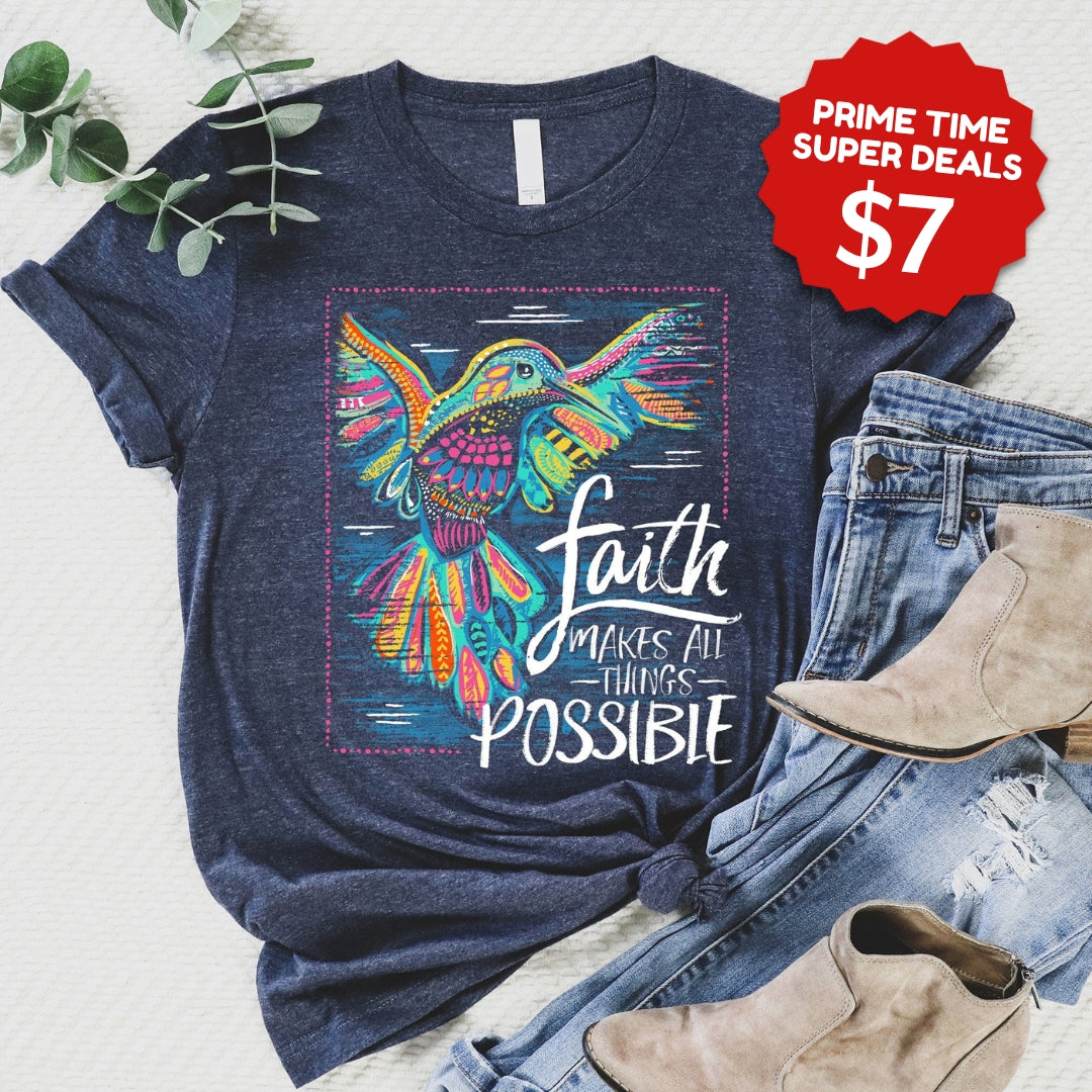 Faith Hummingbird Tee