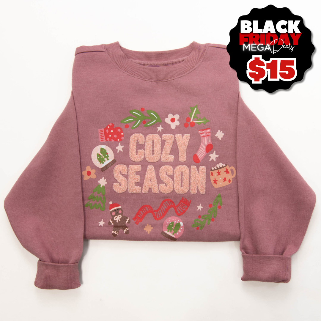Embellished Cozy Season Sweatshirt