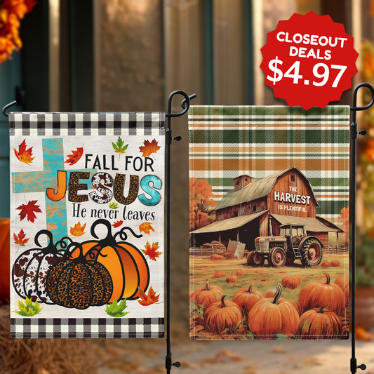 Fall Garden Flags