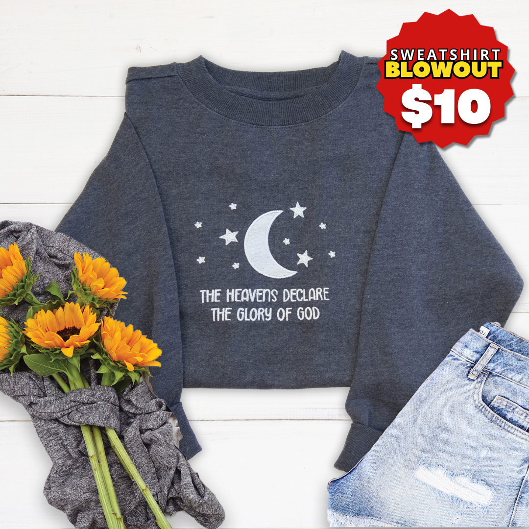 Glory of God Embroidered Crewneck Sweatshirt