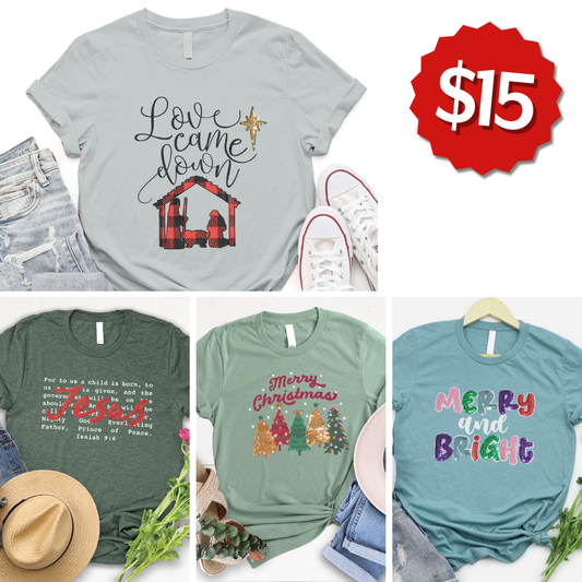 Christmas Sequin Tees