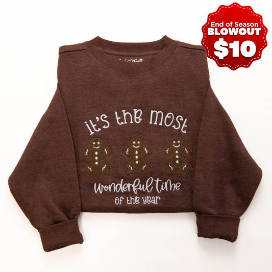 Embellished Most Wonderful Time Sweatshirt