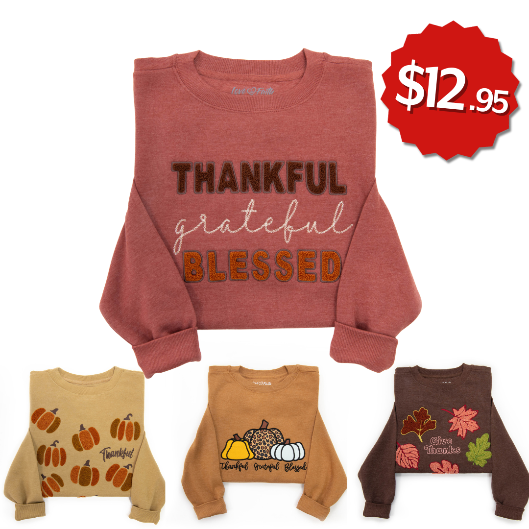 Embellished Fall Sweatshirts