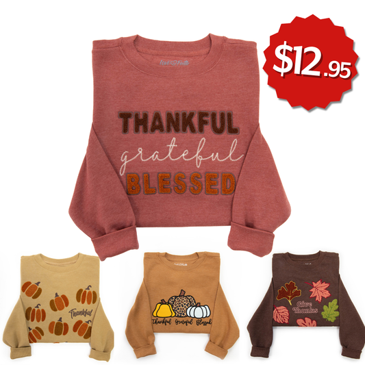 Embellished Fall Sweatshirts
