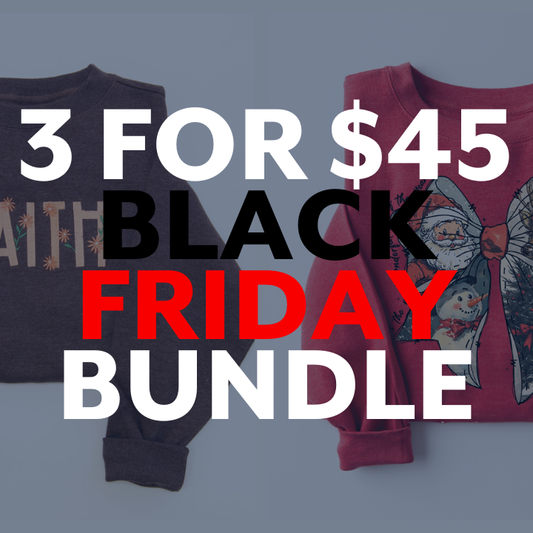 Wednesday 3 for $45 Sweatshirt Bundle