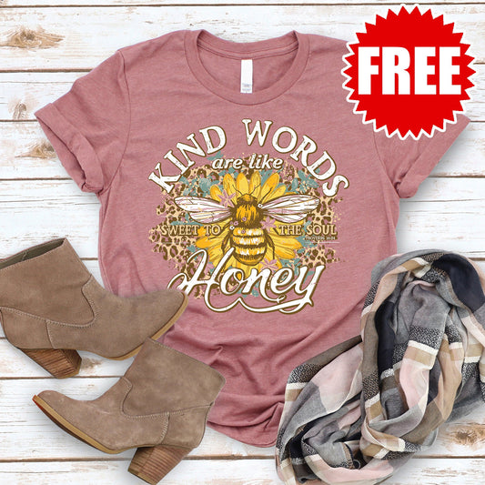 Kind Words Tee - Heather Mauve - 0
