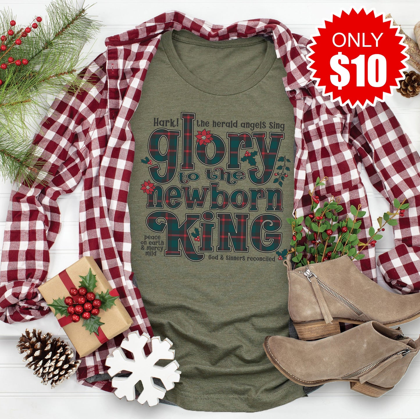 Hark the Herald Angels Sing Tee - 10