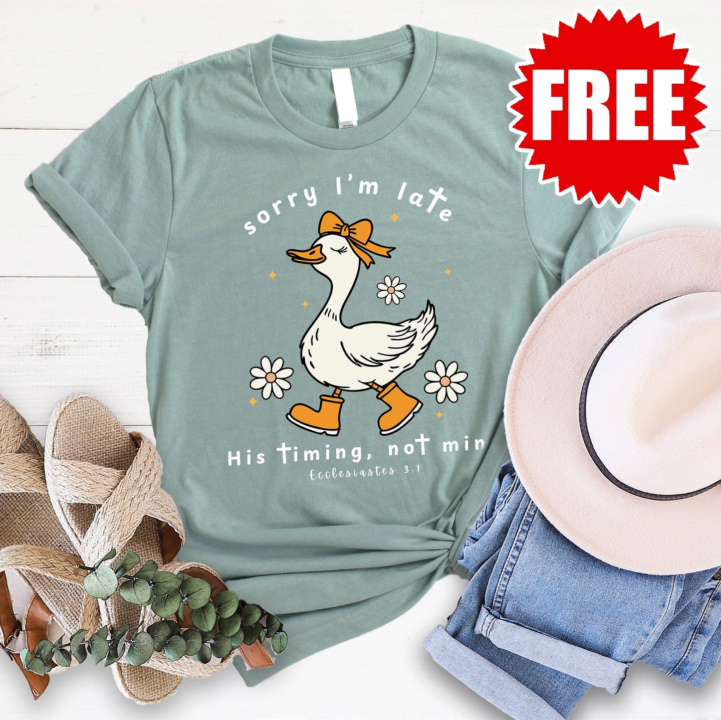 His Timing Not Mine Tee - 0