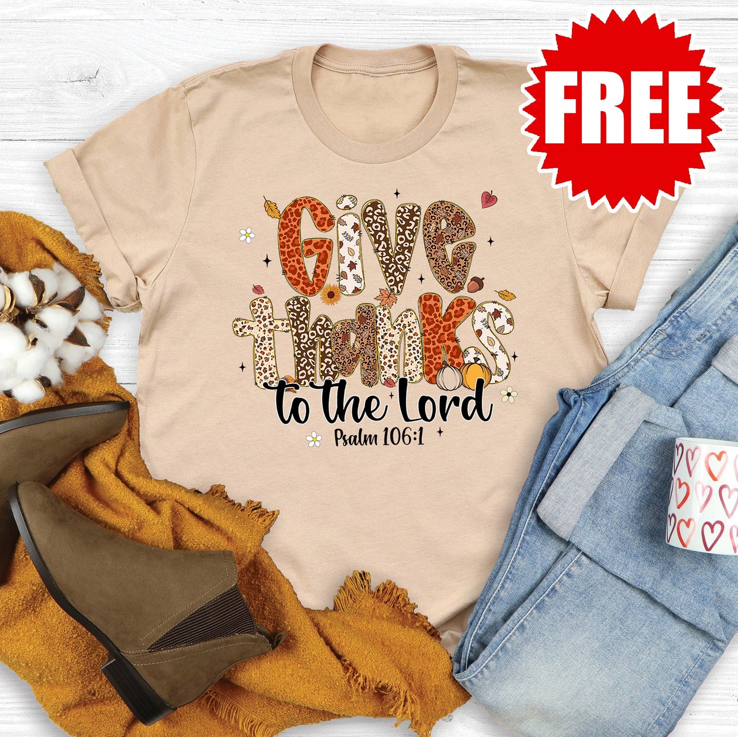 Give Thanks Tee - 0