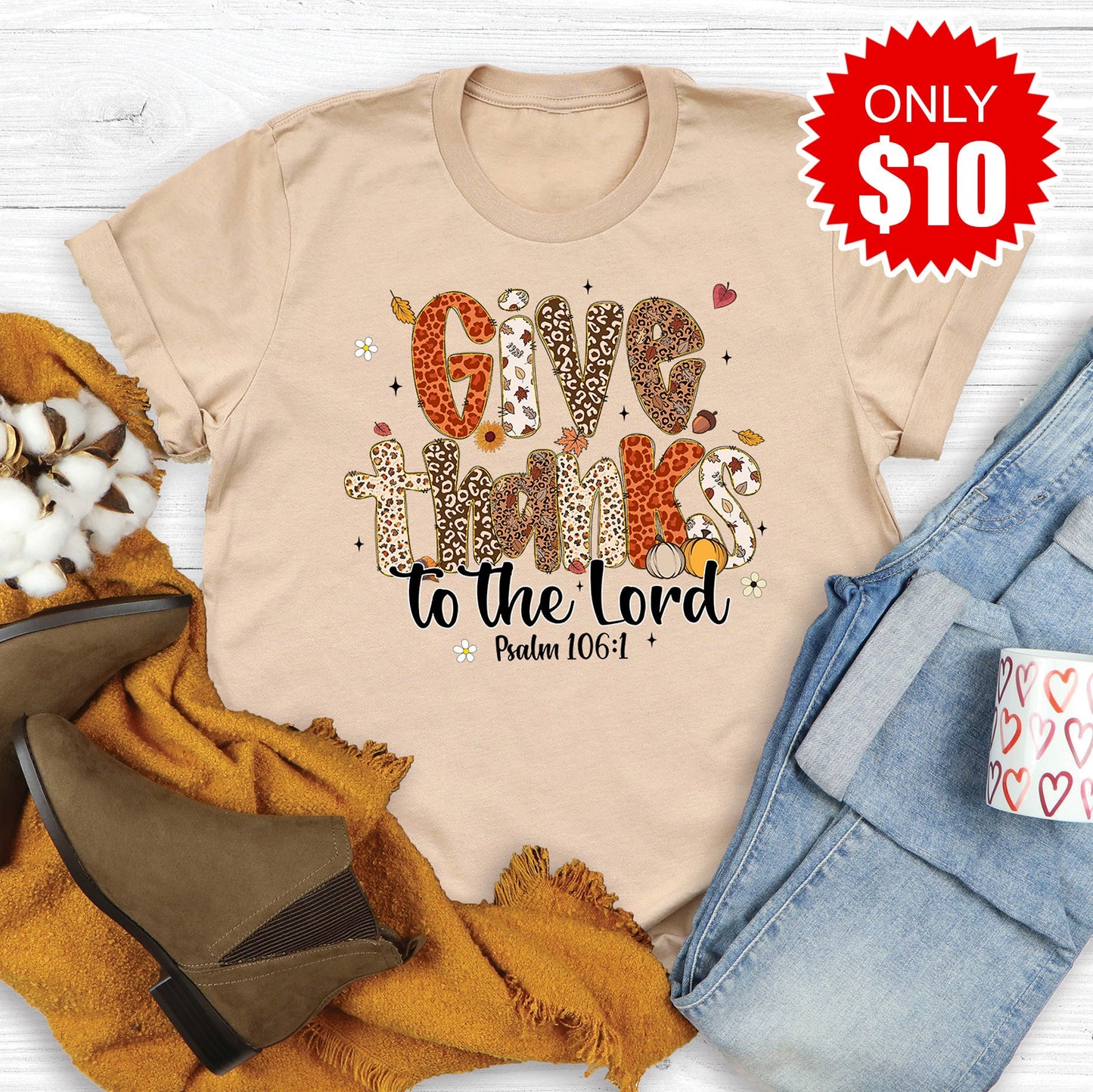 Give Thanks Tee - 10