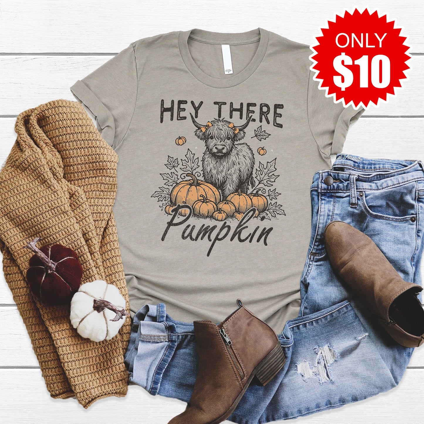 Hey There Pumpkin Tee - 10